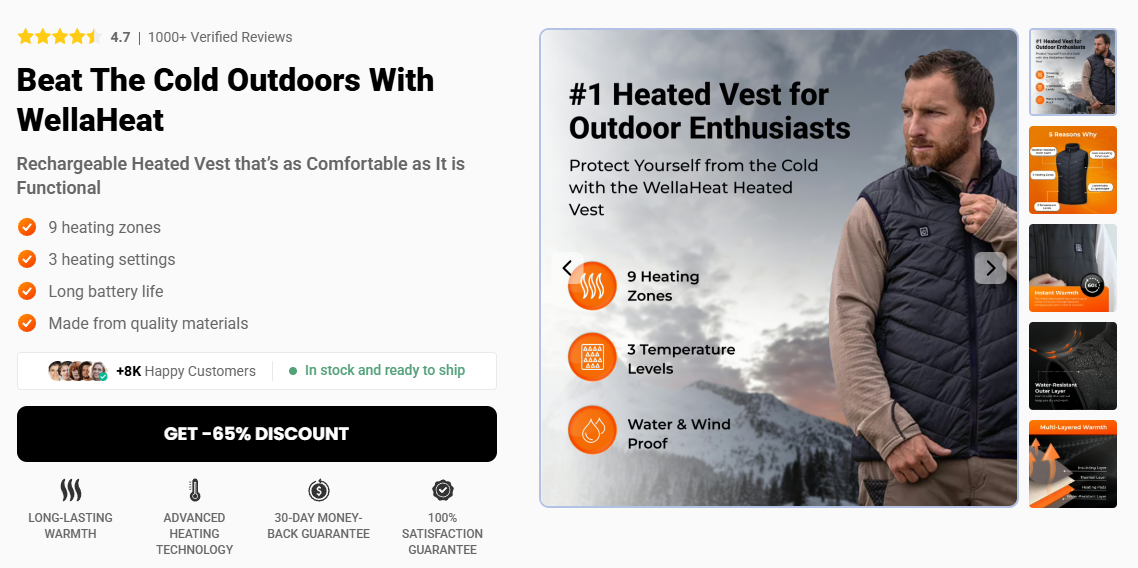 WellaHeat Heated Vest